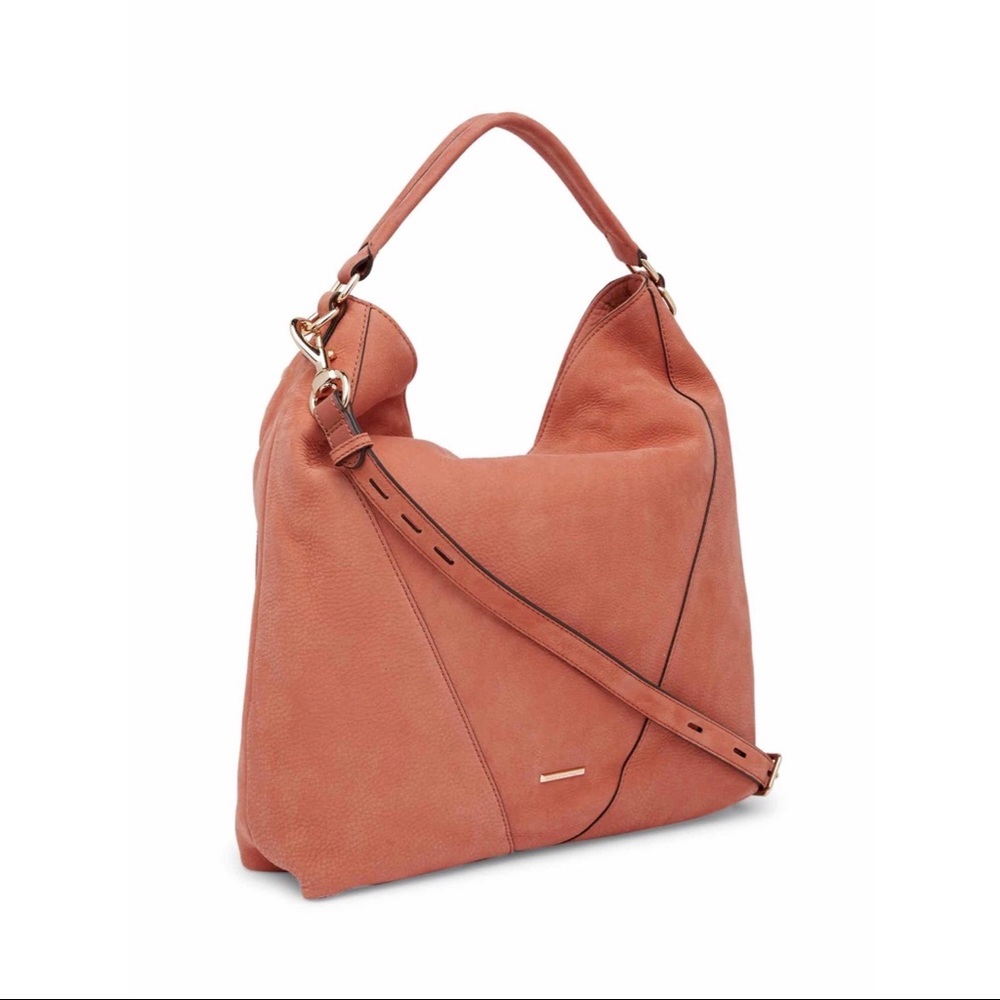 Rebecca Minkoff Moto Nubuck Leather Hobo - Picture 2 of 13